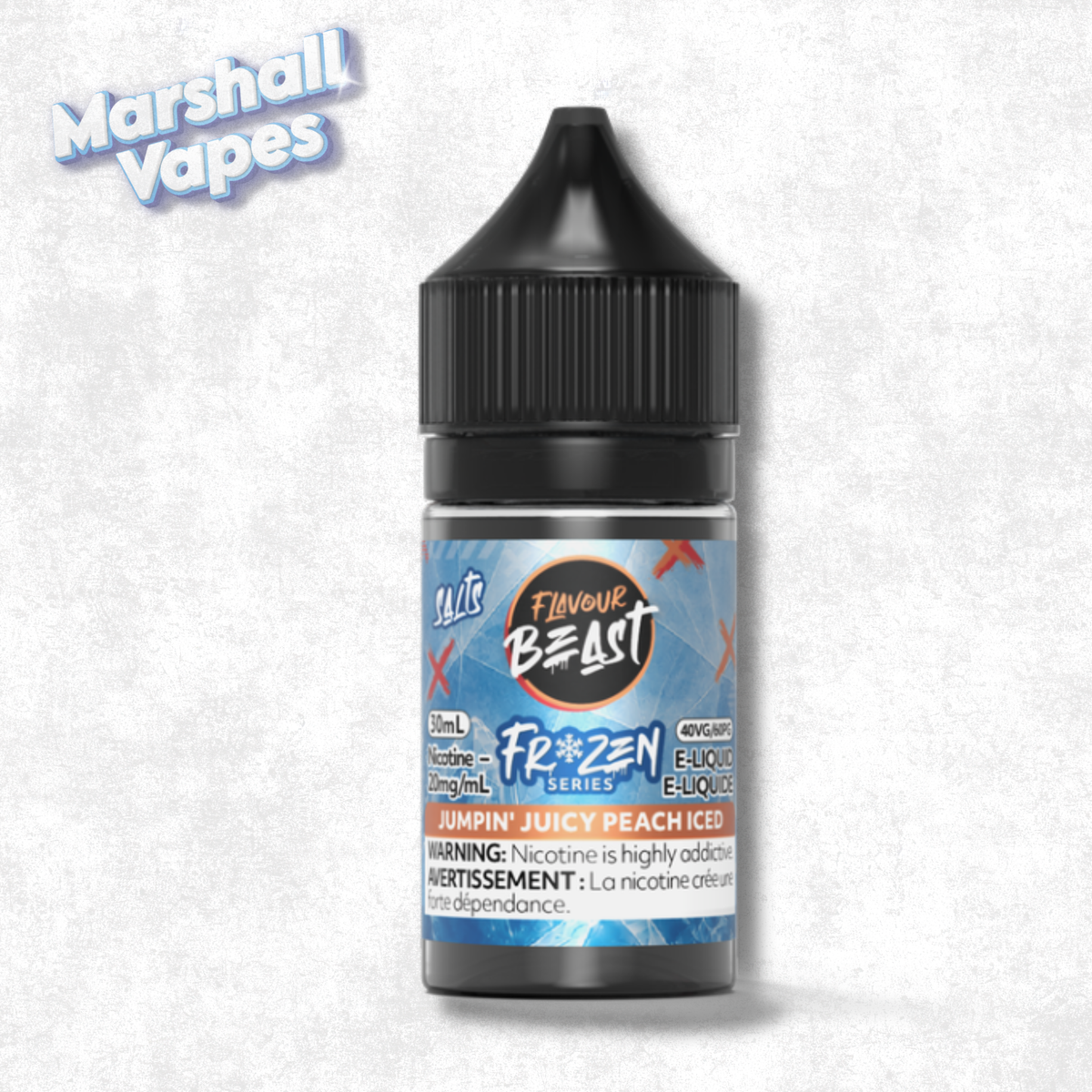 Flavour Beast E-Liquid - Frozen Jumpin' Juicy Peach Iced