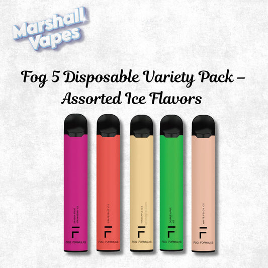Fog 5 Disposable Variety Pack – Assorted Ice Flavors