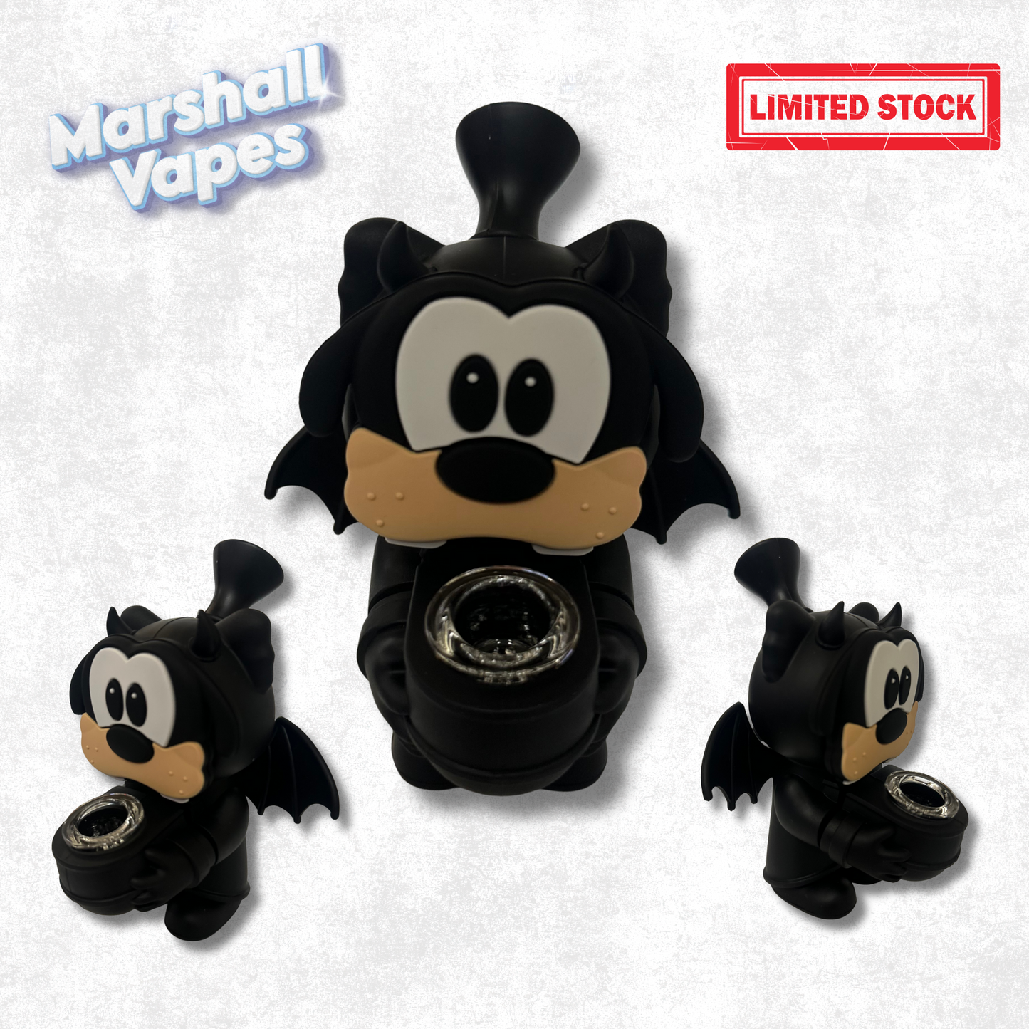 Batman x Goofy-Inspired Silicone Bong