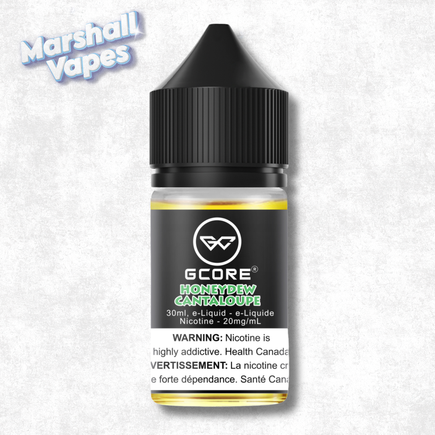 Gcore Honeydew Cantaloupe salt nic e-liquid, 30ml bottle, 20mg