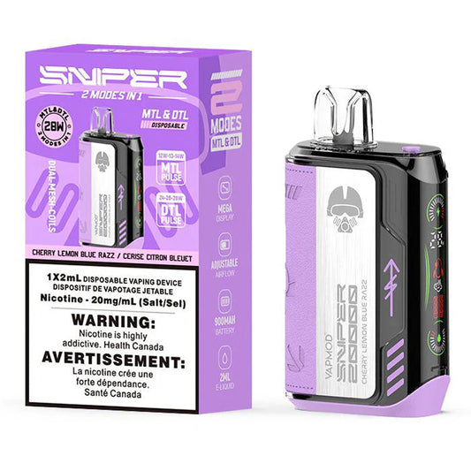 Sniper Disposable - Cherry Lemon Blue Razz
