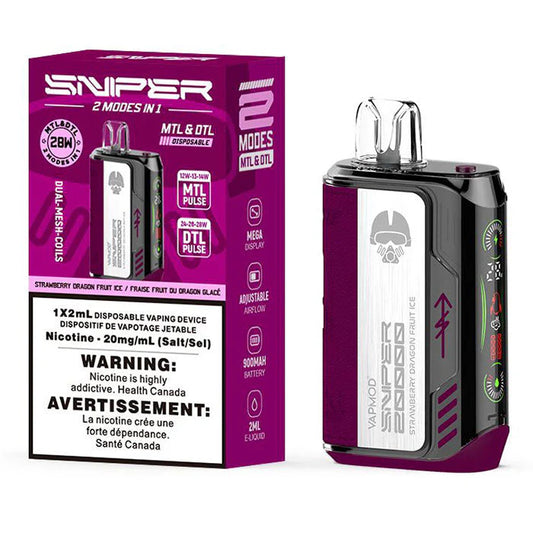 Sniper Disposable - Strawberry Dragon Fruit Ice
