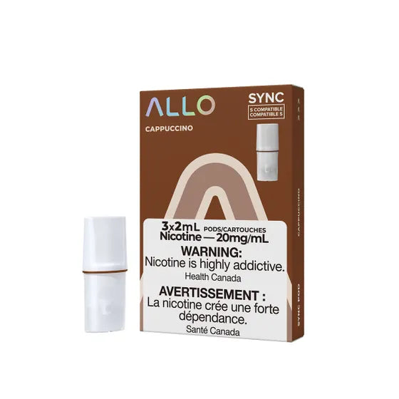 Allo Sync Pod Pack Cappuccino 3/Pack