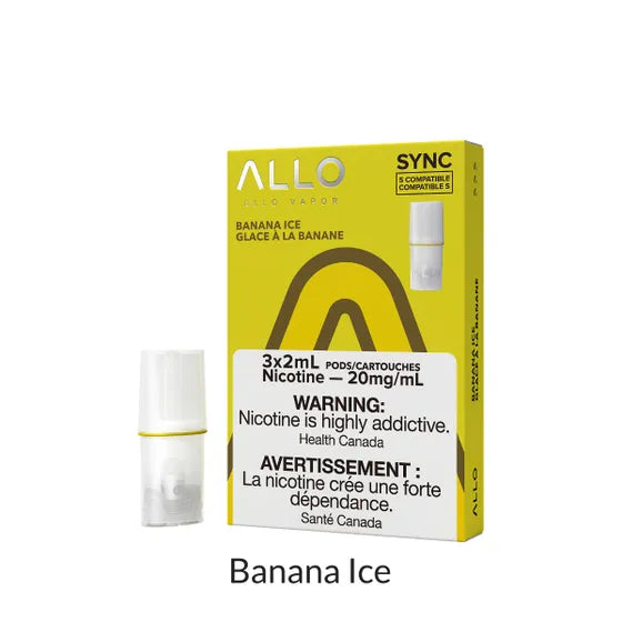 Allo Sync Pod Pack Banana Ice 3/Pack