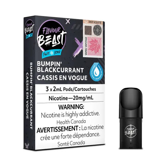 Flavour Beast Pod Pack
Bumpin' Blackcurrant Iced (3/PK)