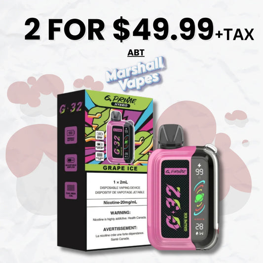 Best Prices on ABT Vapes in Squamish – $26.99 Each or 2 for $49.99 at Marshall Vapes