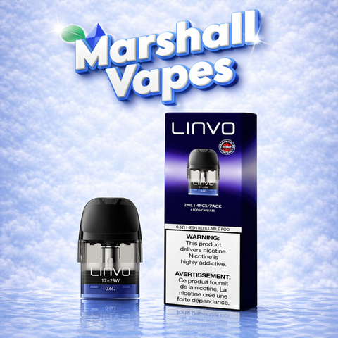 LINVO Force Air replacement pods 2ml refillable pod cartridges for vape device