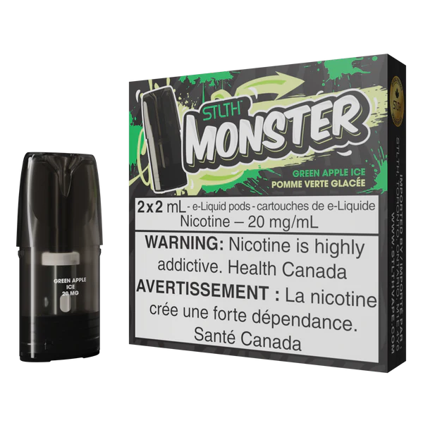 Monster Pod GREEN APPLE ICE