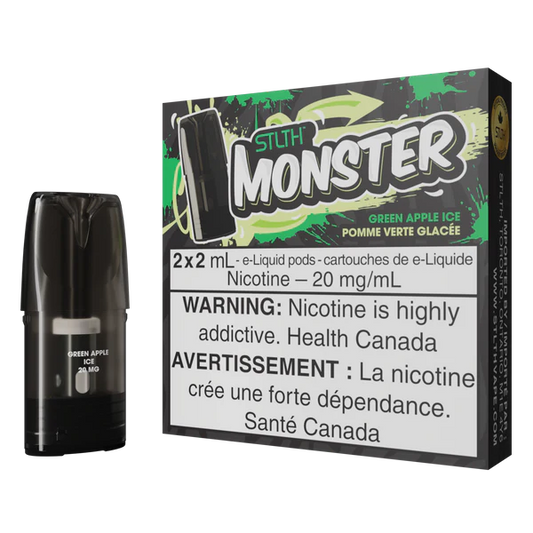 Monster Pod GREEN APPLE ICE