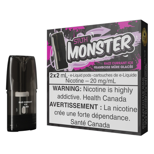 Monster Pod RAZZ CURRANT ICE