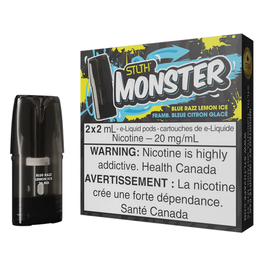 Monster Pod BLUE RAZZ LEMON ICE