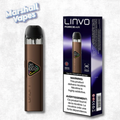LINVO Force Air Device in Mocha Brown sleek pod vape device with smooth matte finish and compact design