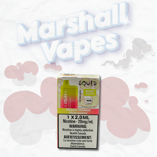 Squid Disposable 5000 Peach Mango
