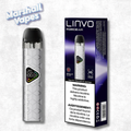 LINVO Force Air Device in Metallic Silver sleek pod vape device with polished finish and compact design