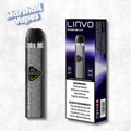 LINVO Force Air Device in Matte Gray sleek pod vape device with smooth finish and compact design