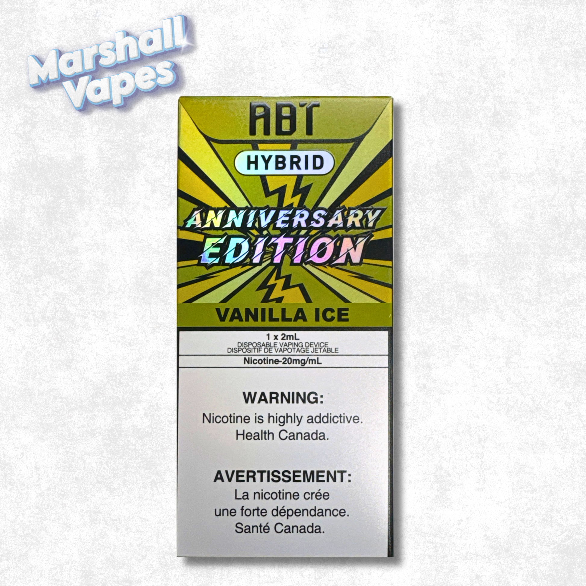 ABT (Formerly G32) Disposable Vanilla Ice Marshall Vapes ABT (Formerly G32) Disposable Vanilla Ice Marshall Vapes