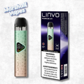 LINVO Force Air Device in Green Pink dual tone pod vape device with smooth finish and compact design