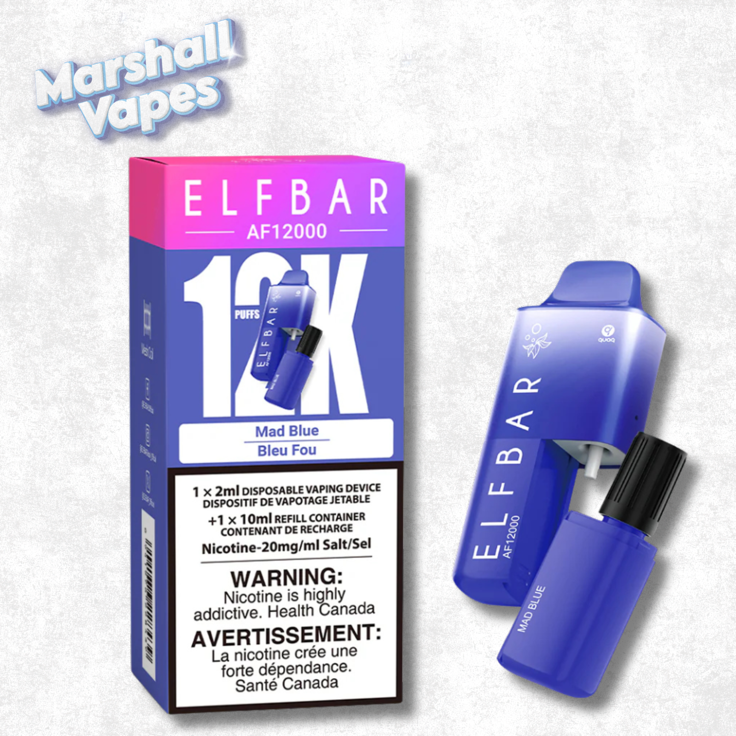 ElfBar 12K Disposable - Mad Blue