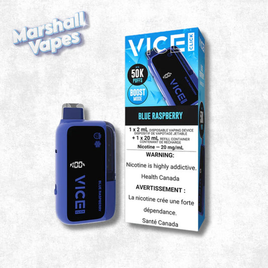 Vice Click Disposable – Blue Raspberry (50,000 Puffs)