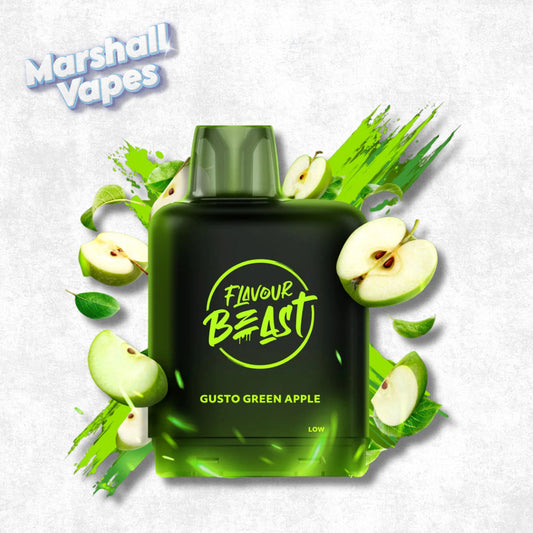 Flavour Beast G2 Level X – Gusto Green Apple (32,000 Puffs)