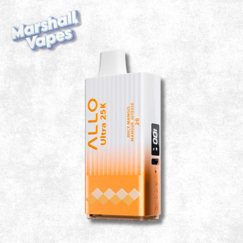 Juicy Mango Allo Ultra 25K disposable vape device