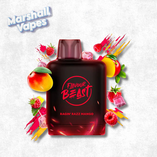Flavour Beast G2 Level X – Ragin Razz Mango (32,000 Puffs)