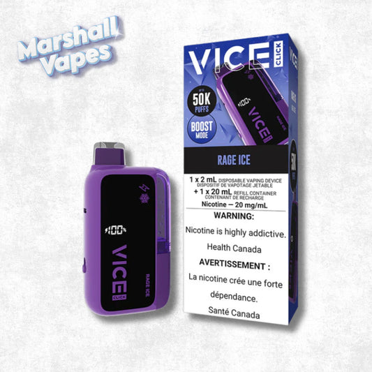 Vice Click Disposable – Rage Ice (50,000 Puffs)