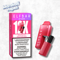ElfBar 12K Disposable Strawberry Raspberry Ice, strawberry raspberry ice flavour, 2mL 20mg 12000 puffs