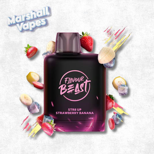 Flavour Beast G2 Level X – Str8 Up Strawberry Banana (32,000 Puffs)