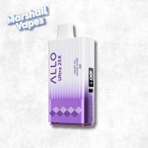 Grape Ice Allo Ultra 25K disposable vape device