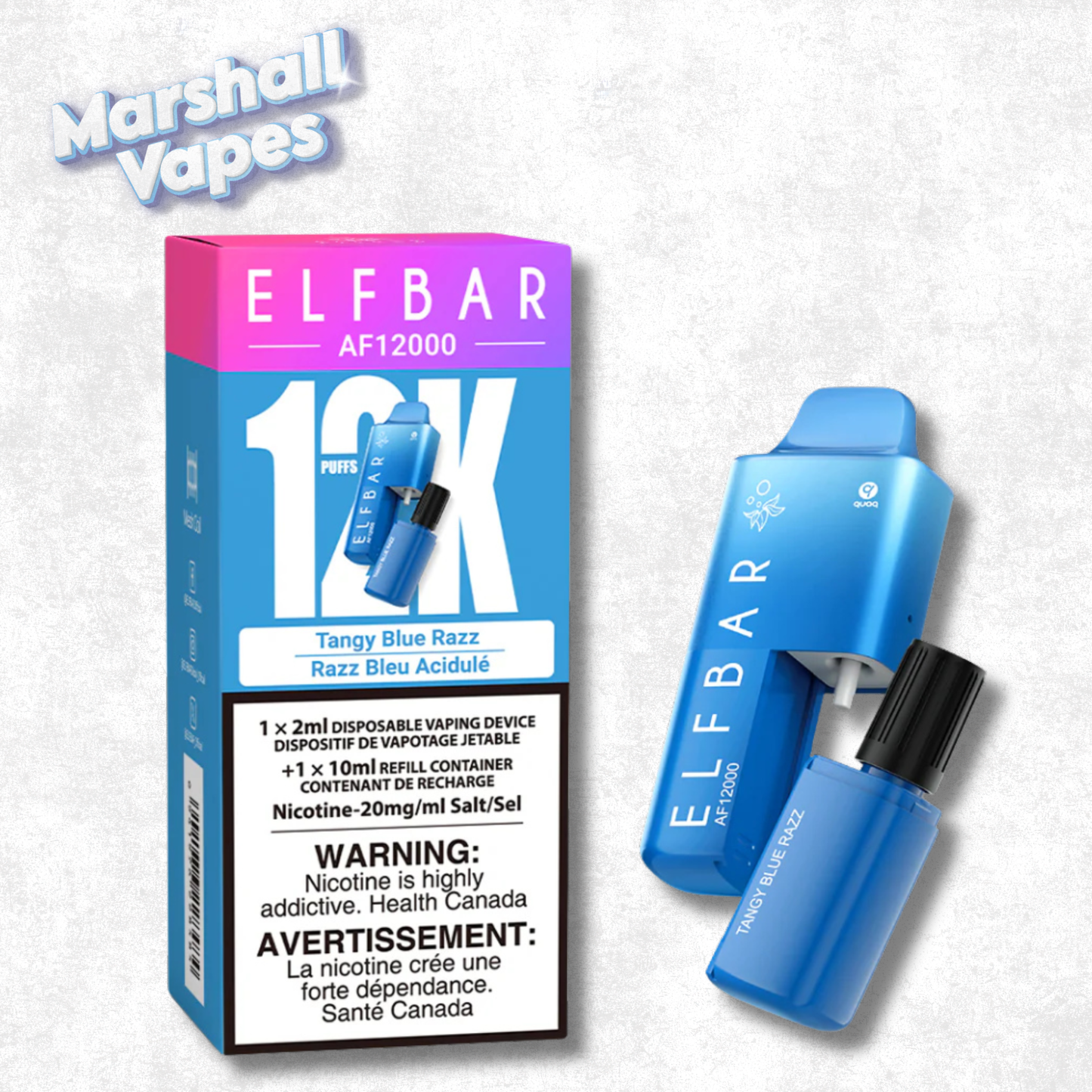 ElfBar 12K Disposable - Tangy Blue Raz