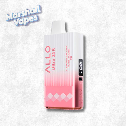 ALLO Ultra 25K – Strawberry Banana (25,000 Puffs)