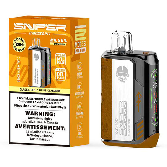 Sniper Disposable - Classic Red