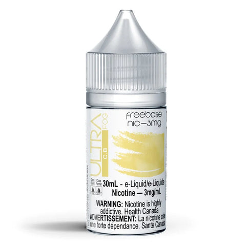 Ultra Freebase CB e-liquid, vanilla cream custard caramelized top flavour