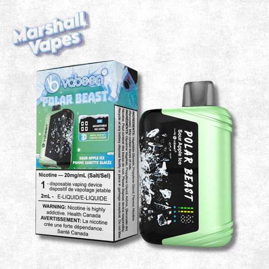 Polar Beast Vabeen Disposable – Sour Apple Ice