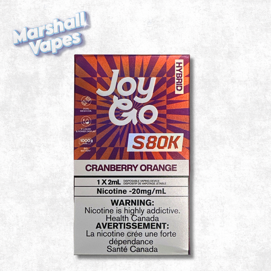 Joy Go Disposable – Cranberry Orange (80,000 Puffs)