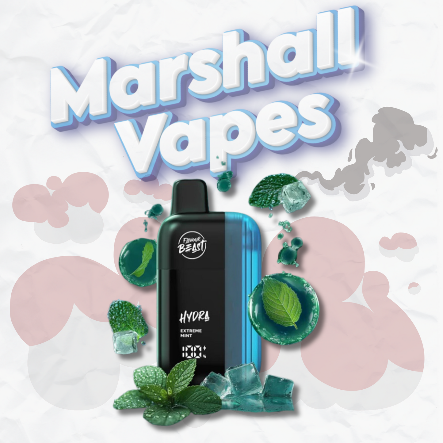 Flavour Beast Hydra 18k Disposable - Extreme Mint