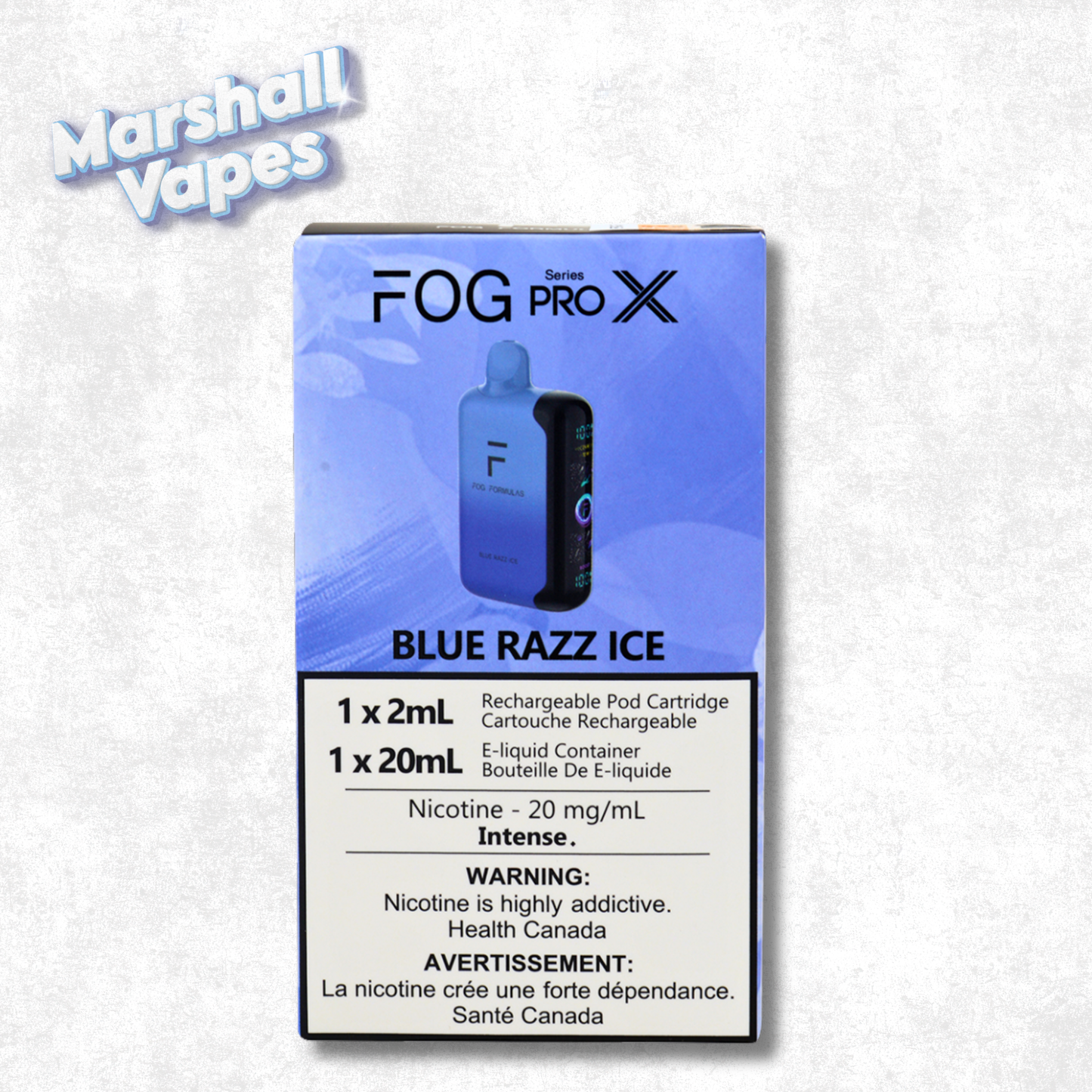 Fog Pro X Series – Blue Razz Ice