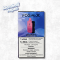 Fog Pro X Series disposable vape, Dragonfruit Strawberry Ice, 20mL e-liquid