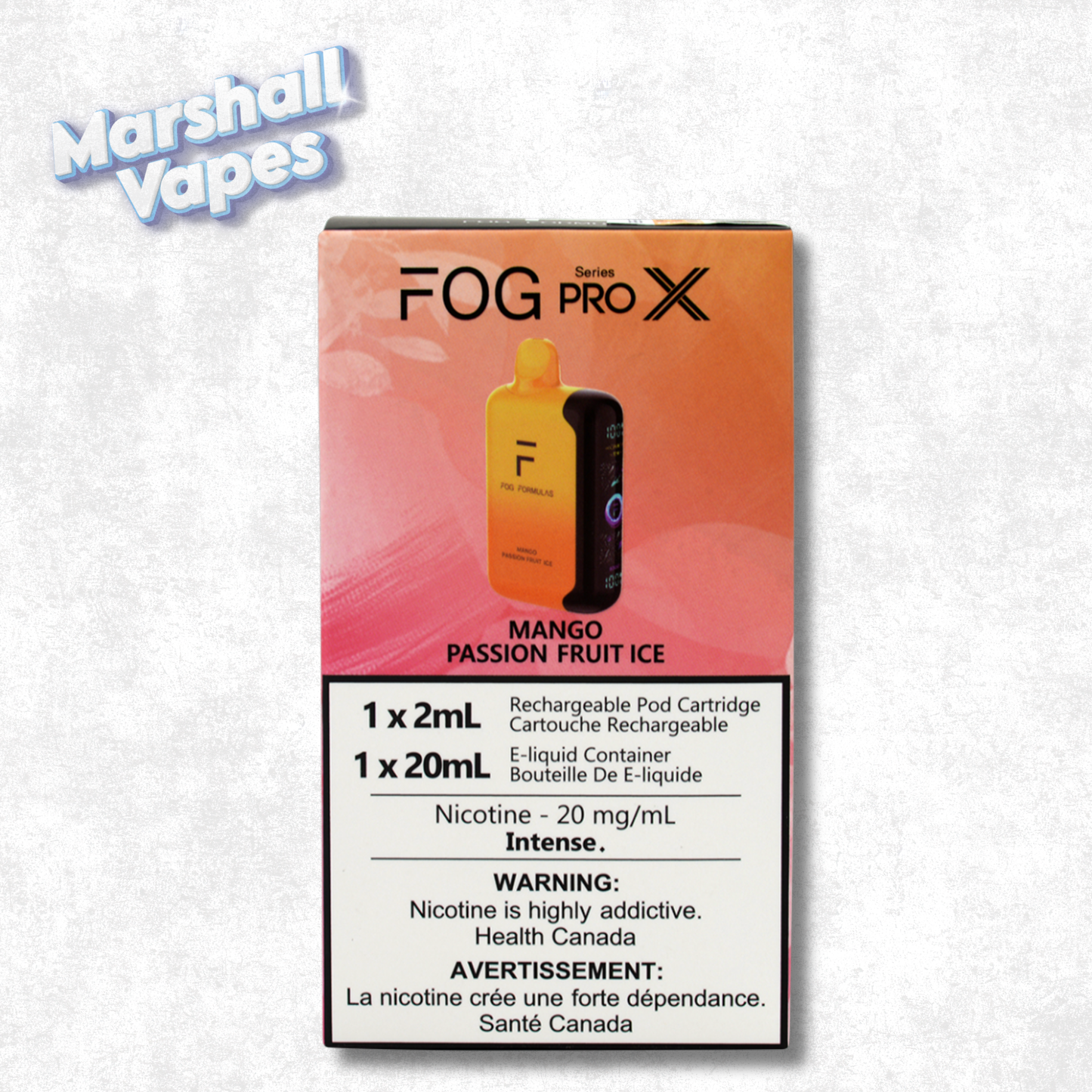 Fog Pro X Series – Mango Passionfruit Ice