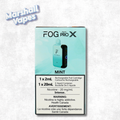 Fog Pro X Series disposable vape, Mint, 20mL e-liquid