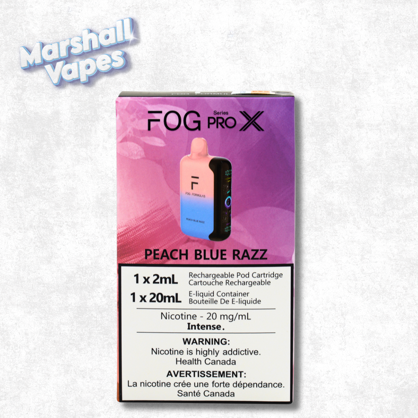 Fog Pro X Series – Peach Blue Razz