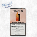 Fog Pro X Series disposable vape, Peaches & Cream, 20mL e-liquid