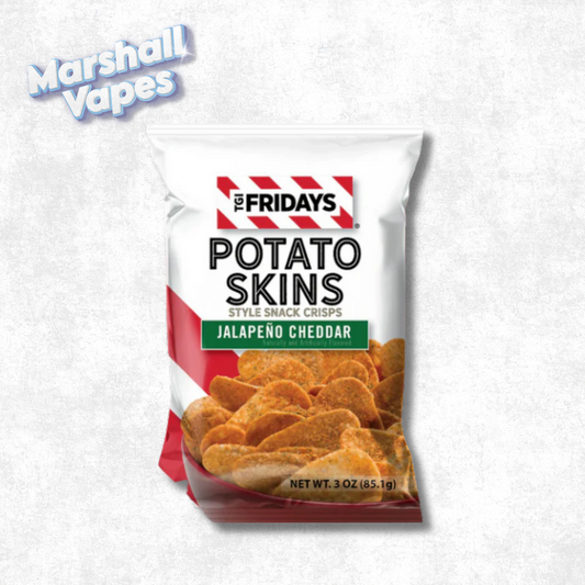 TGI Fridays Potato Skins Snack Crisps – Jalapeño Cheddar