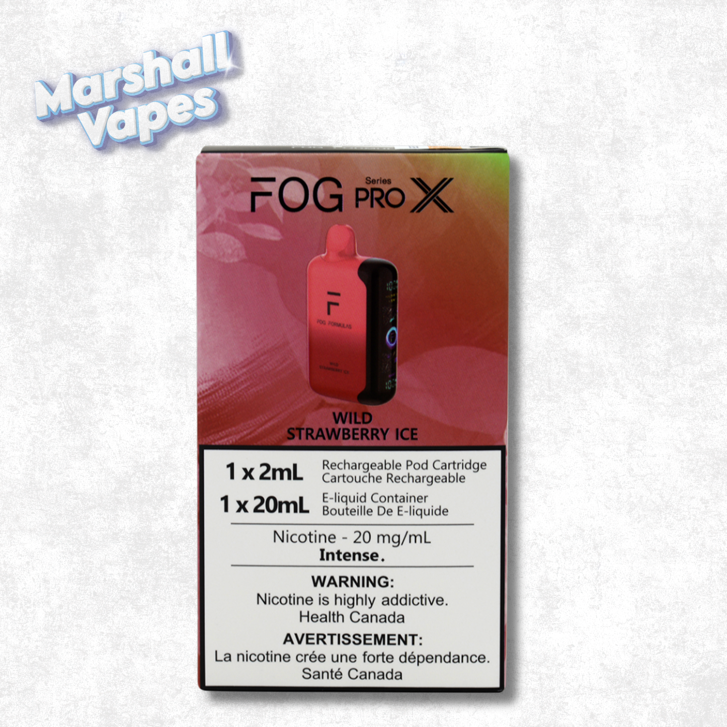 Fog Pro X Series – Wild Strawberry Ice