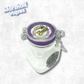 Juicy Jay clear glass jar small size for herb storage compact transparent container