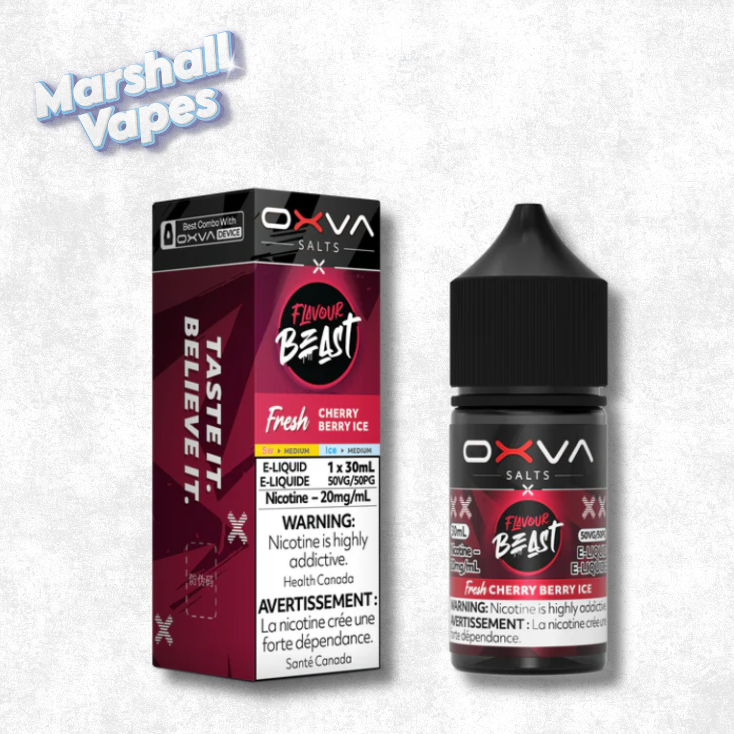 Flavour Beast x OXVA E-Liquid - Fresh Cherry Berry Ice