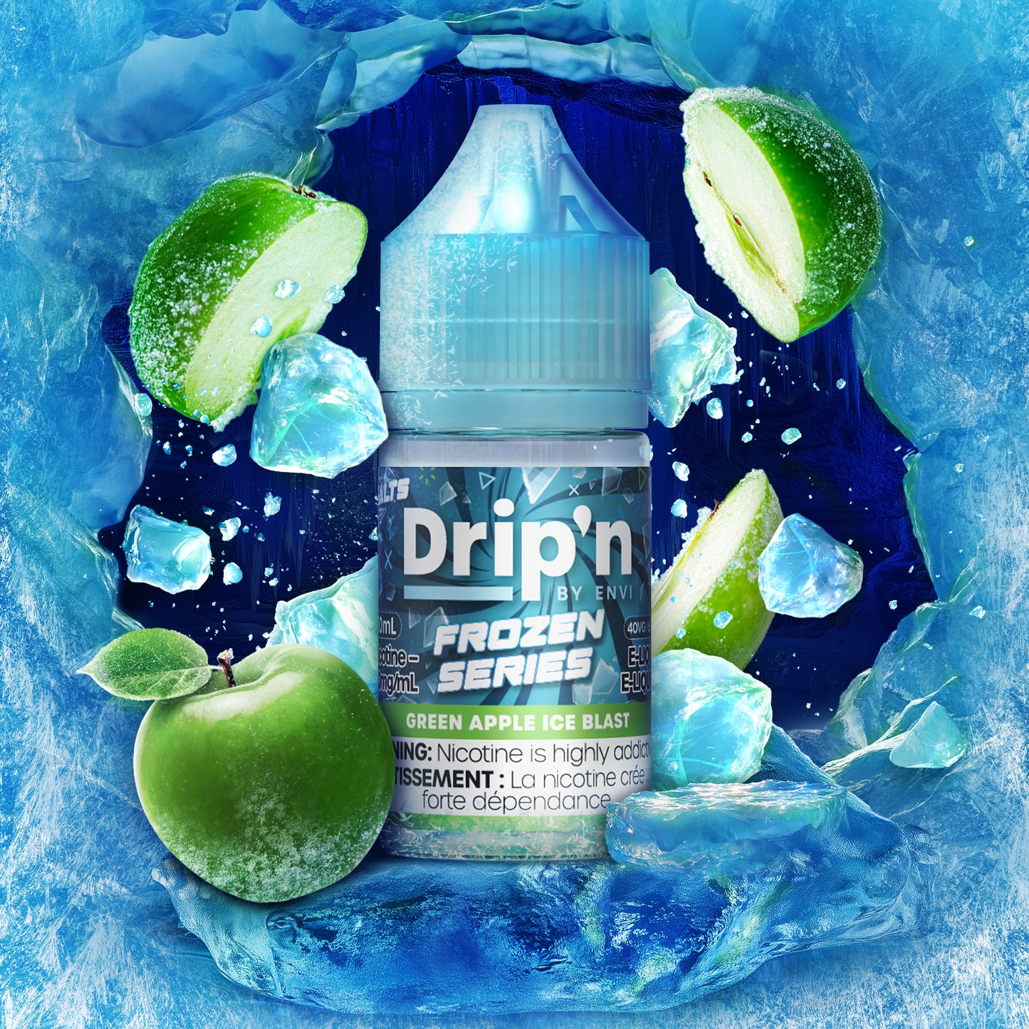 Drip'n Salt - Green Apple Ice Blast