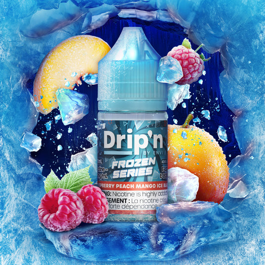 Drip'n Salt - Raspberry Peach Mango Ice Blast