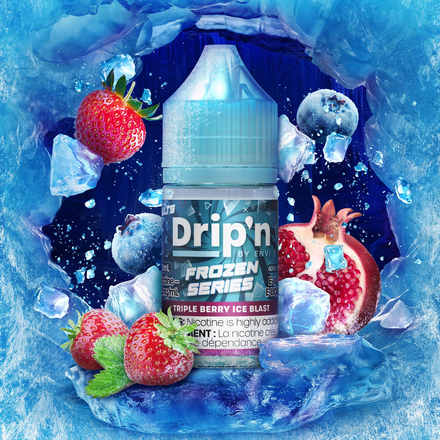 Drip'n Salt - Triple Berry Ice Blast